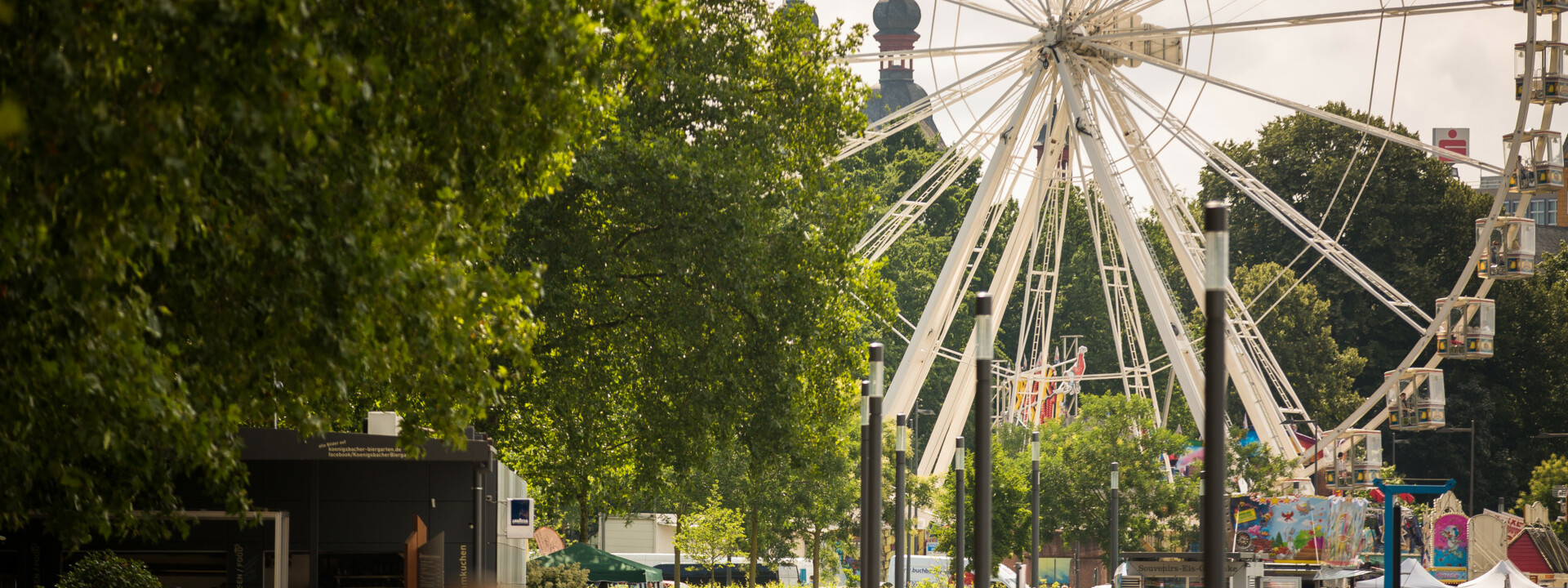 Kermis op het zomerfestival van Koblenz