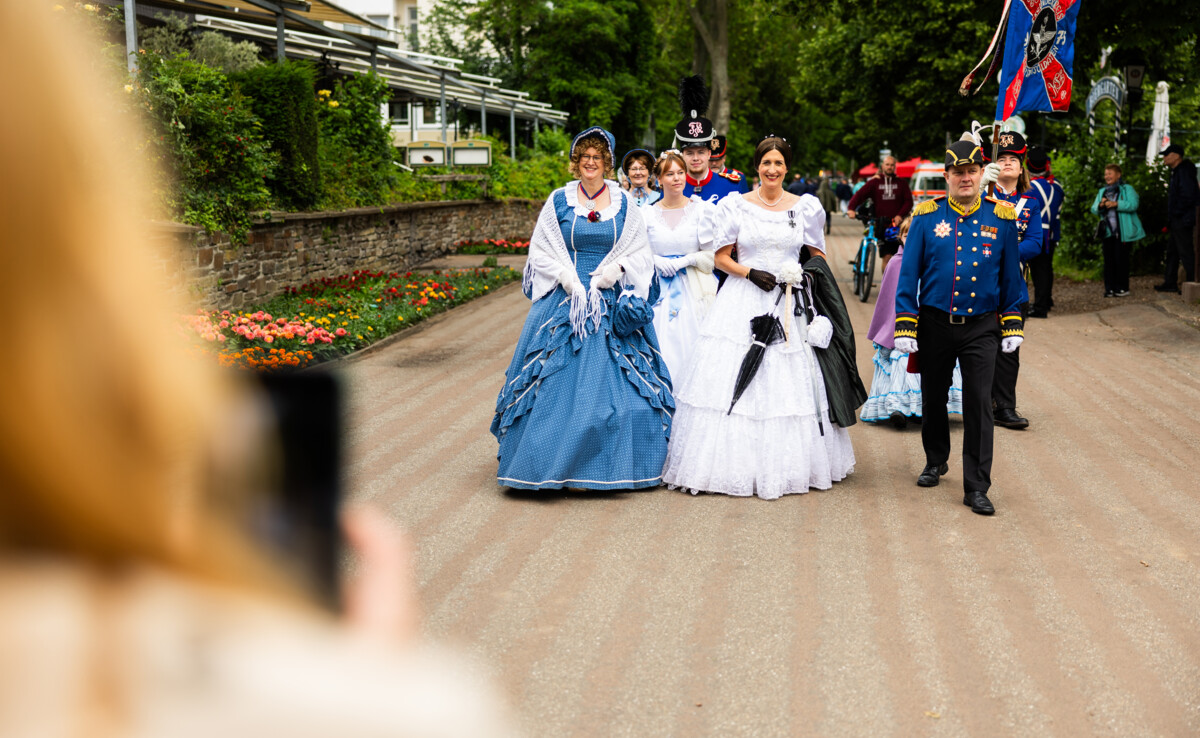 Kaiserin Augusta mit Ihrem Gefolge auf dem Augusta-Fest  © Koblenz-Touristik GmbH, Kai Myller